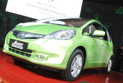 Honda Jazz Hybrid auf der Pariser Motor Show