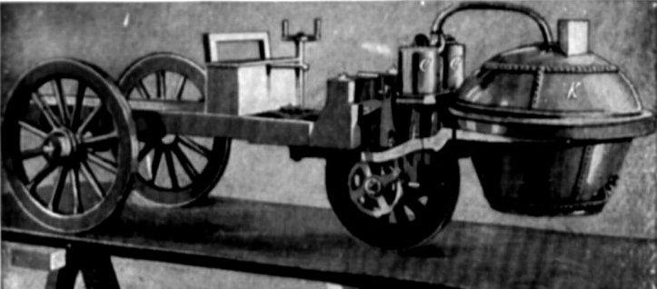 Dampfwagen Fardier von Nicholas Cugnot, 1769