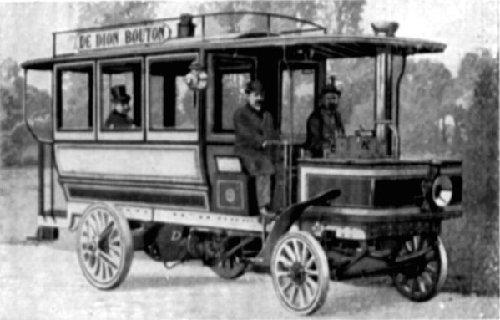 Dampfbetriebener Omnibus