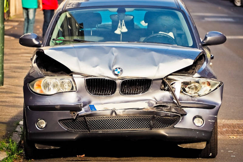 Unfall von einem BMW