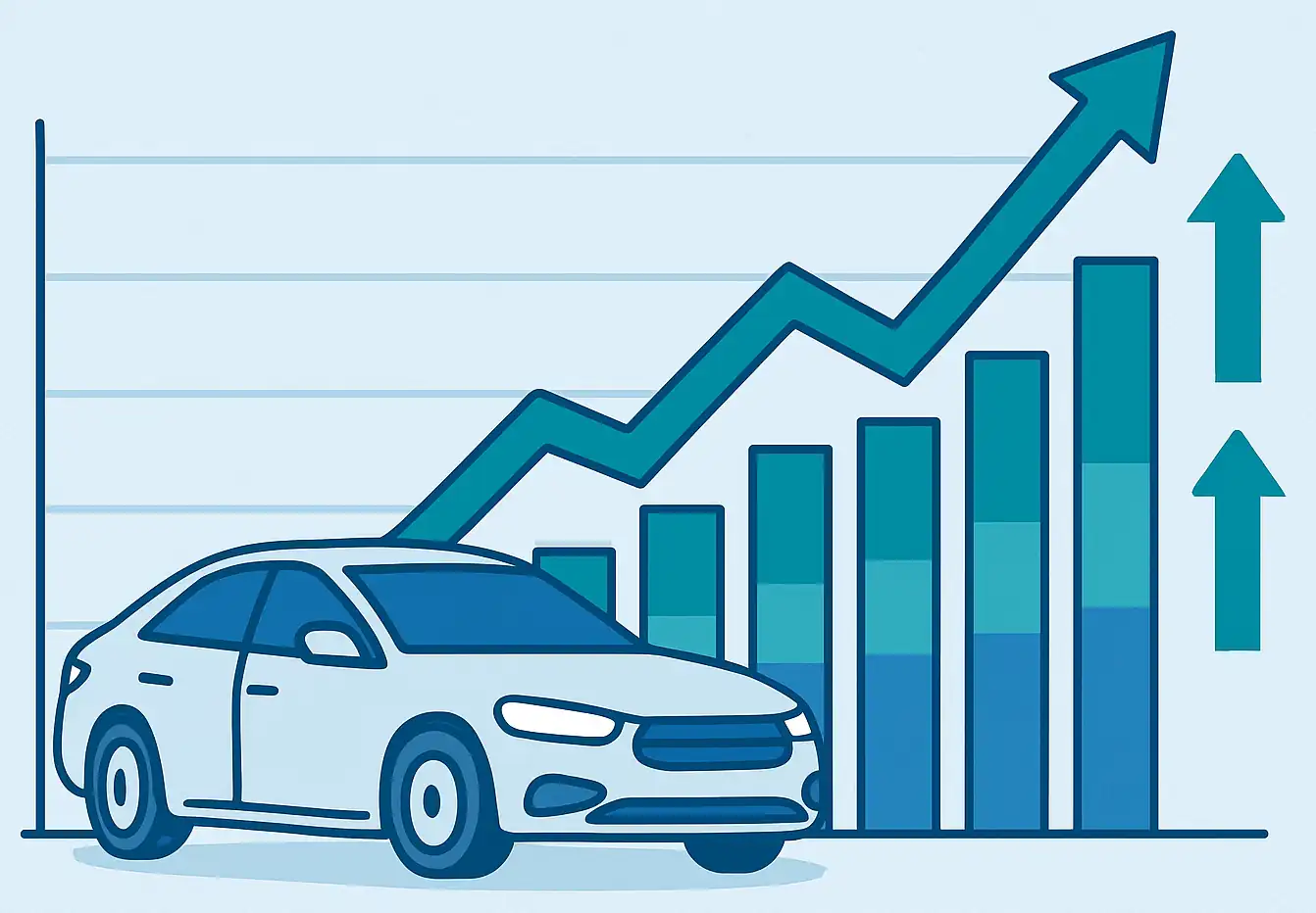 Automarkt über 120 Prozent teurer
