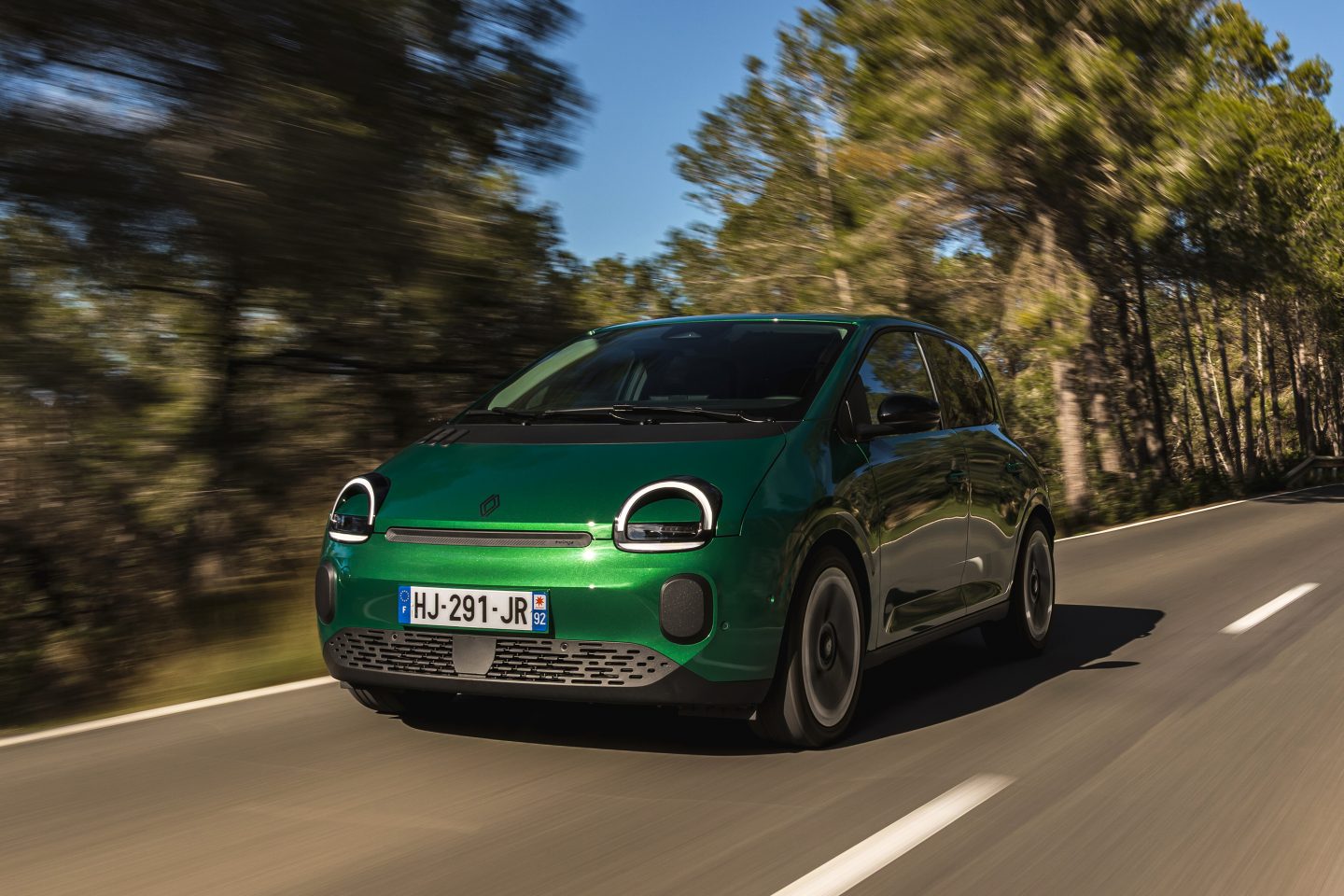 Renault Twingo E-Tech elektrisch erzielt Verbrauchsbestwert bei 130 km/h