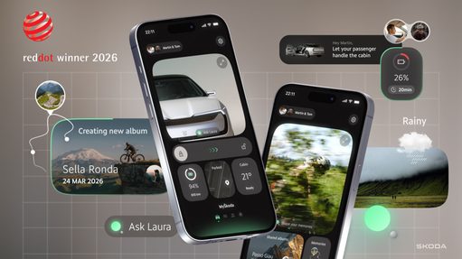 Škoda erhält Red Dot Award für Vision App