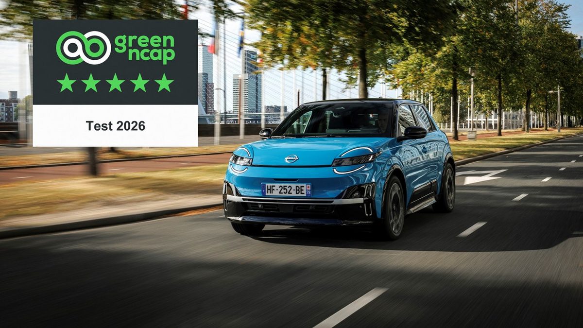 Green NCAP vergibt fünf Sterne für den elektrischen Nissan Micra