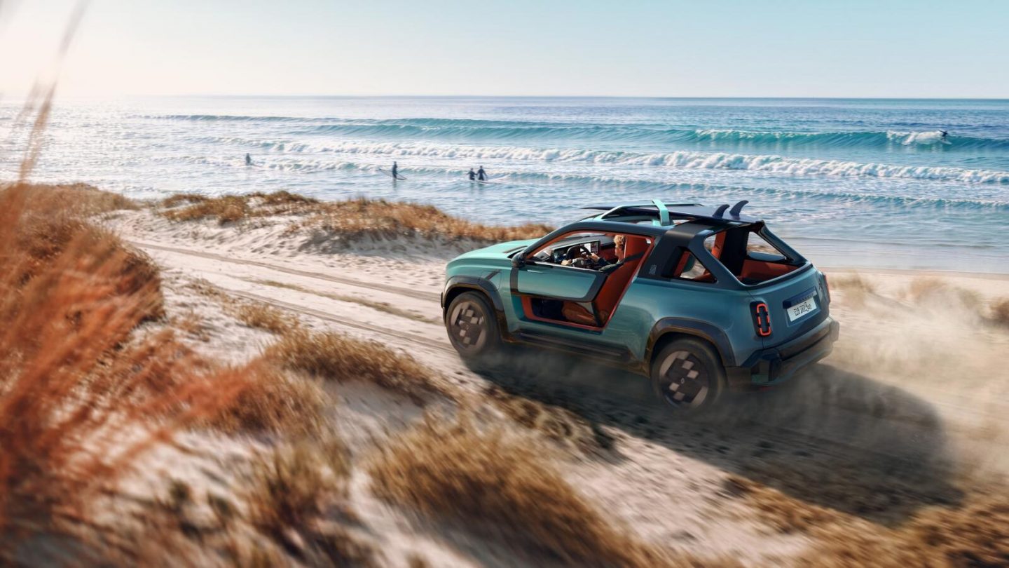 Renault 4 JP4x4 Concept verbindet Strandbuggy und Pick-up