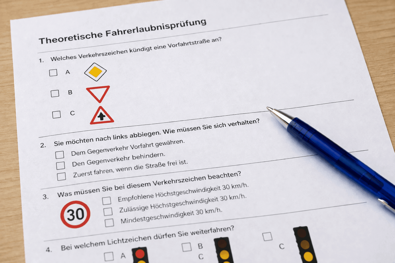 Pflichtstunden Theorie