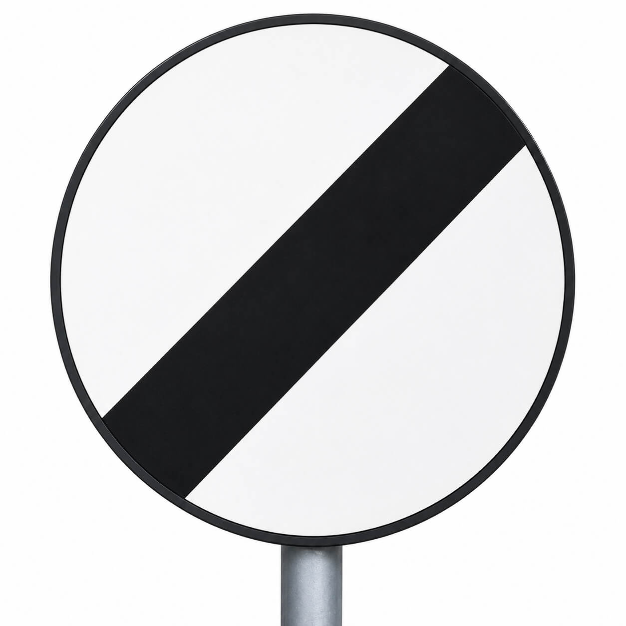 Nationales Tempolimit gilt National speed limit applies