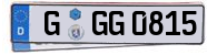 autokennzeichen mit G