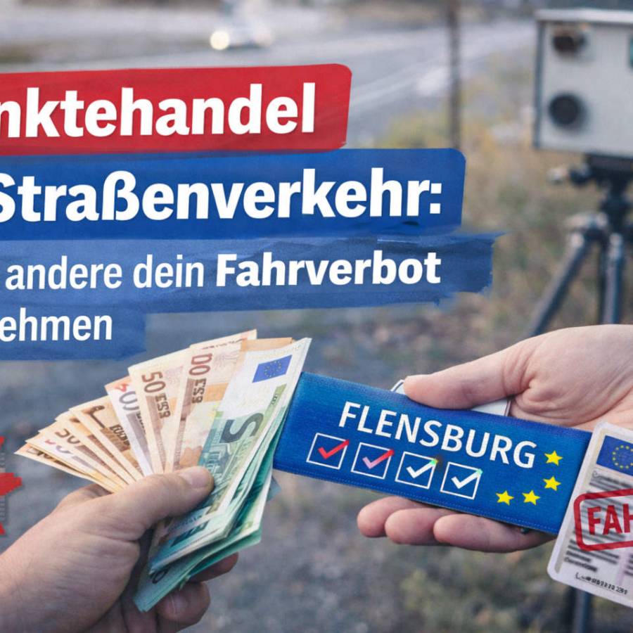 Punktehandel im Straßenverkehr: Wenn andere dein Fahrverbot übernehmen