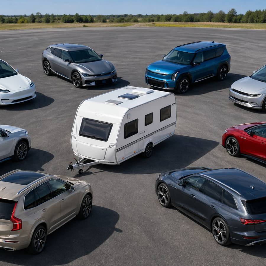 E-Auto als Zugfahrzeug: Diese Modelle dürfen Wohnwagen ziehen